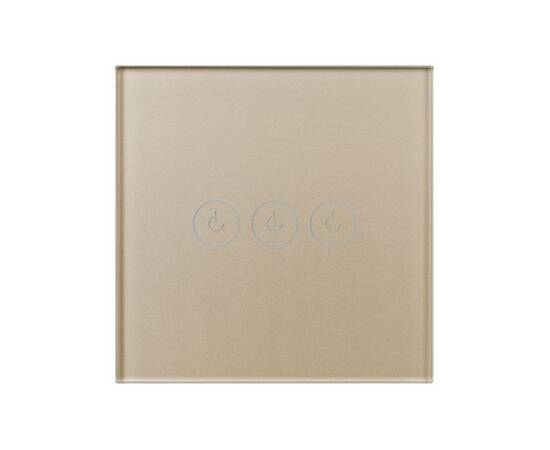 Выключатель сенсорный Arlight SWT-OMALI-S03-ZB-GD (250V, 10A, Zigbee) 050048, изображение 3