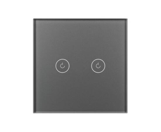 Выключатель сенсорный Arlight SWT-OMALI-S02-ZB-GR (250V, 10A, Zigbee) 050039, изображение 2