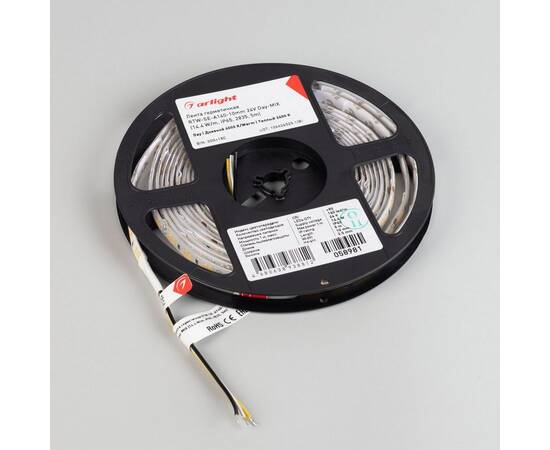 Светодиодная лента герметичная Arlight RTW-SE-A140-10mm 24V Day-MIX (14.4 W/m, IP65, 2835, 5m) 05898, изображение 3