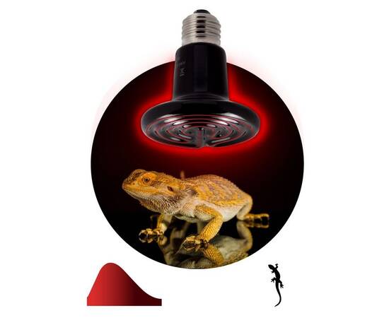 Инфракрасная лампа для брудера, рептилий Эра CeramiHeat FITO-100W-НQ Б0052715