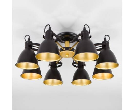 Потолочная люстра Eurosvet Denley 70112/8 черный, изображение 2