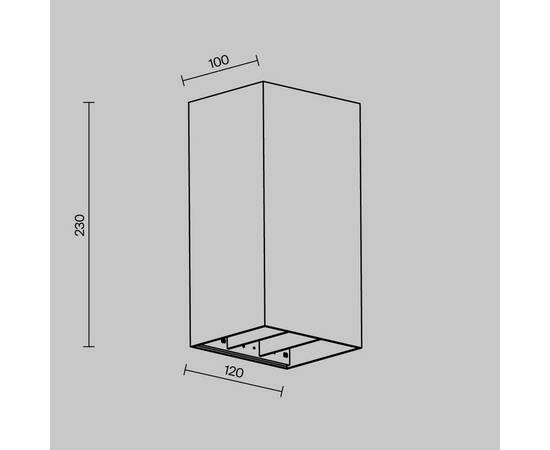 Уличный настенный светильник Maytoni Drape O525WL-L20B3K, изображение 3