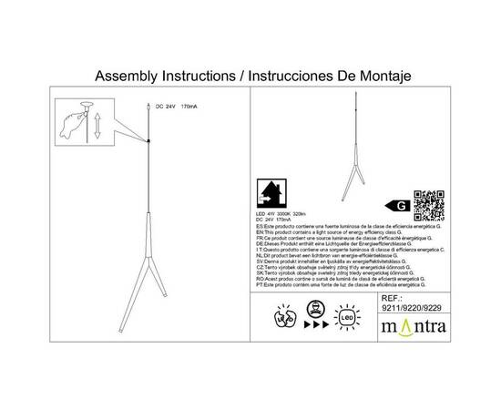 Подвесная люстра Mantra Arrecife 9385+9220 (5L), изображение 8
