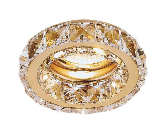 Встраиваемый светильник Ambrella light Crystal K112 CL/G