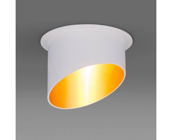 Встраиваемый светильник Elektrostandard 7005 MR16 WH/GD белый/золото a040981, изображение 2