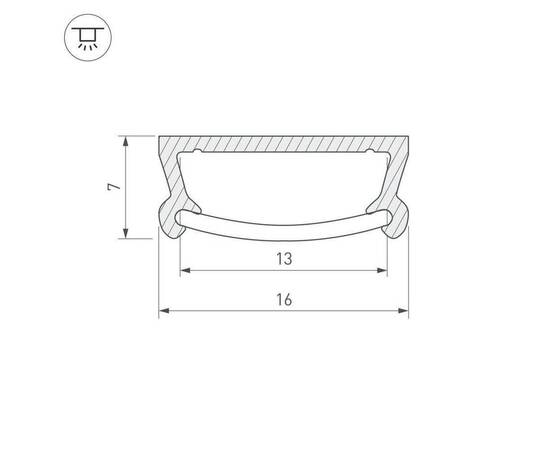 Профиль Arlight TM-2000 (CT) 016939, изображение 2