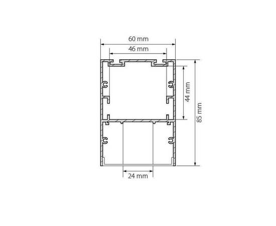 Профиль Arlight ARH-LINE-6085-2000 ANOD 018508, изображение 2