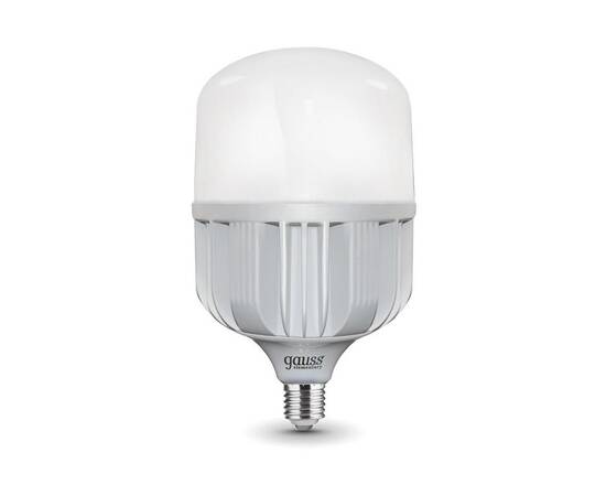 Лампа светодиодная Gauss E40 80W 6500K матовая 63438