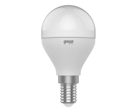 Лампа светодиодная Gauss E14 7,5W 4100К матовая 1053128
