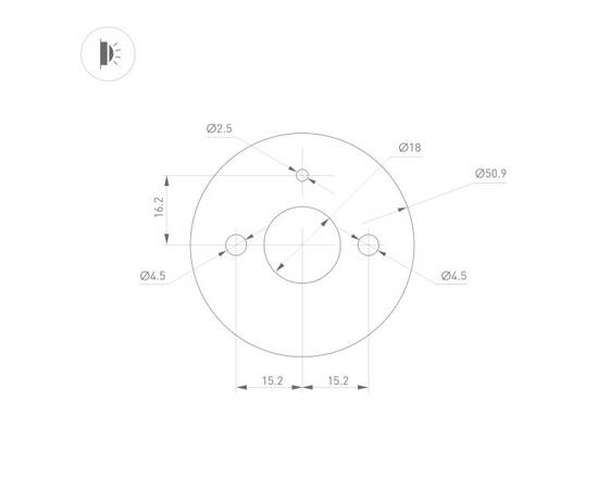 Настенный светодиодный светильник Arlight SP-Vinci-S900x55-10W Day4000 035684, изображение 2