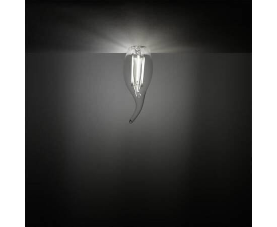 Лампа светодиодная филаментная Gauss E14 11W 4100К прозрачная 104801211, изображение 8
