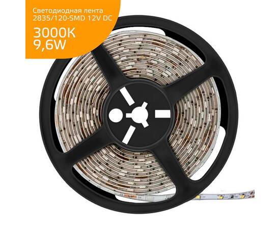 Светодиодная лента Gauss 9,6W/m 120LED/m 2835SMD теплый белый 5M 355000110