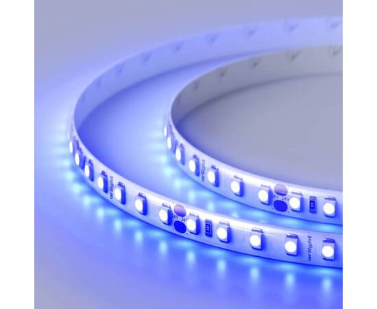Светодиодная влагозащищенная лента Arlight 9,6W/m 120LED/m 2835SMD синий 5M 014676(2)