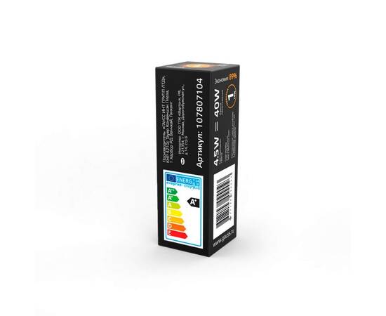 Лампа светодиодная Gauss G4 4.5W 3000K прозрачная 107807104, изображение 3