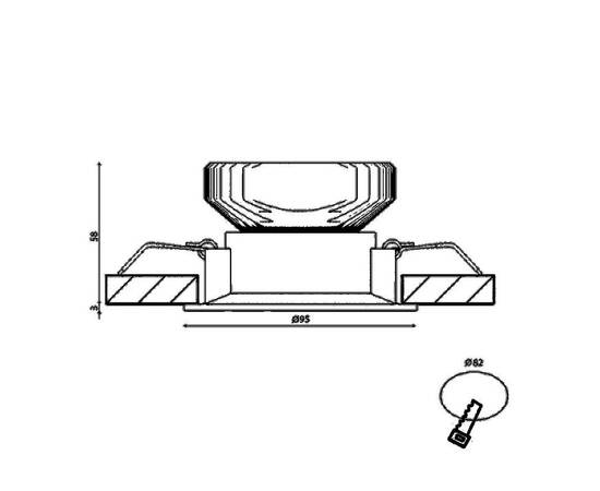 Корпус встраиваемого светильника SWG Combo-43-WH 004184, изображение 2