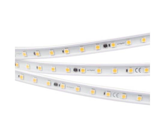Светодиодная влагозащищенная лента Arlight 8W/m 54LED/m 5060SMD холодный белый 10M 029403(2)