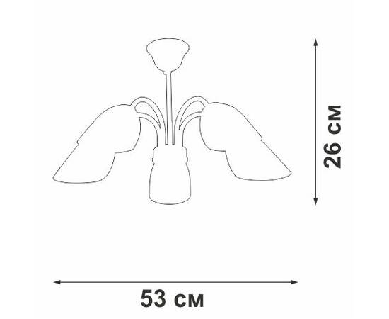 Подвесная люстра Vitaluce V3336-0/5PL, изображение 3