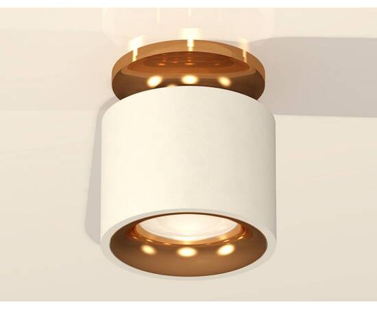 Комплект накладного светильника Ambrella light XS7510121 SWH/PYG белый песок/золото желтое полированное MR16 GU5.3 (N7929, C7510, N7014), изображение 2