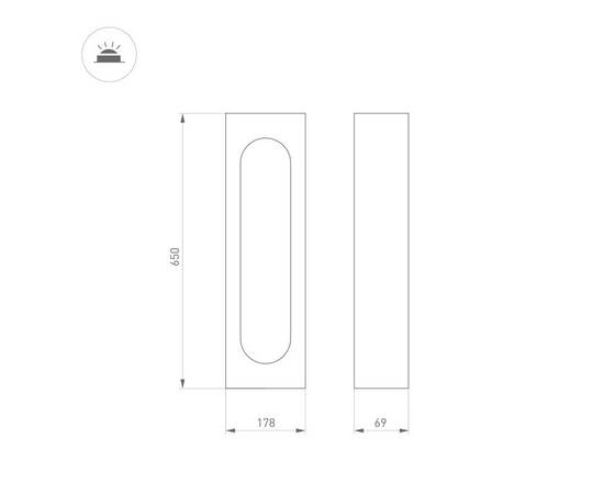 Уличный светодиодный светильник Arlight LGD-Muse-Boll-H650-12W Warm3000 037524, изображение 2