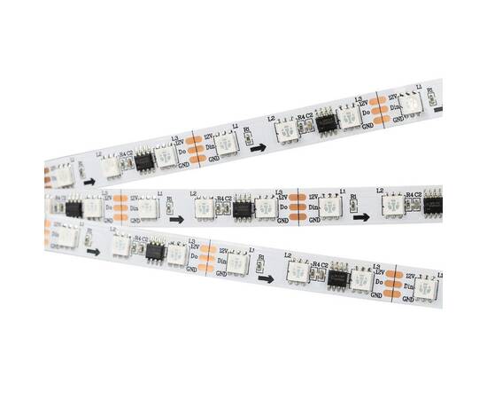 Светодиодная лента Arlight 14,4W/m 60LED/m 5060SMD разноцветный 5M SPI-B60-10mm 12V RGB-PX3 026367(2