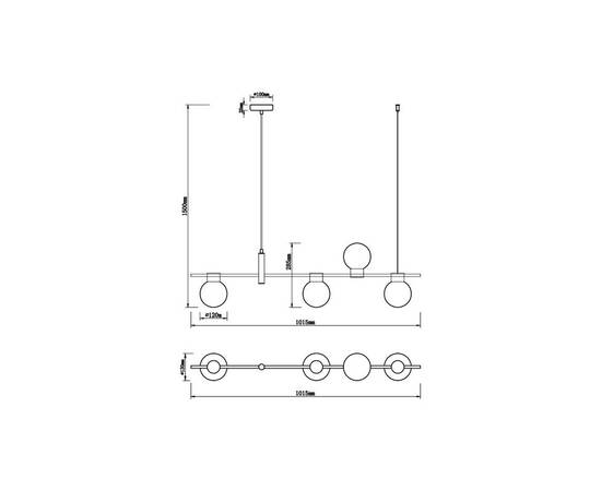 Подвесной светильник Vele Luce Ideale VL5872P24, изображение 5