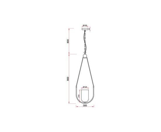 Подвесной светильник Vele Luce Fiamma VL5812P01, изображение 5