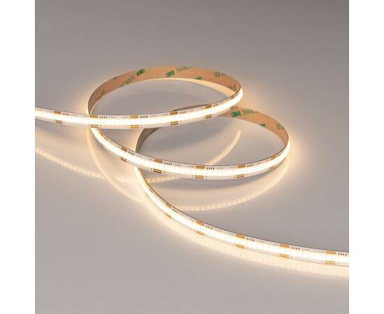 Светодиодная лента Arlight 16,5W/m 576LED/m CSPSMD теплый белый 5M COB-X576-10mm 24V White-MIX 03620, изображение 4