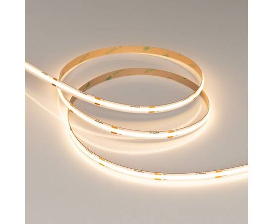 Светодиодная лента Arlight 8W/m 480LED/m CSPSMD теплый белый 5M COB-X480-8mm 24V Warm2700 039060, изображение 2