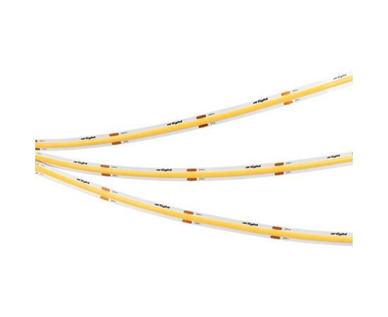 Светодиодная лента Arlight 8W/m 480LED/m CSPSMD теплый белый 5M COB-X480-8mm 24V Warm2700 039060, изображение 3