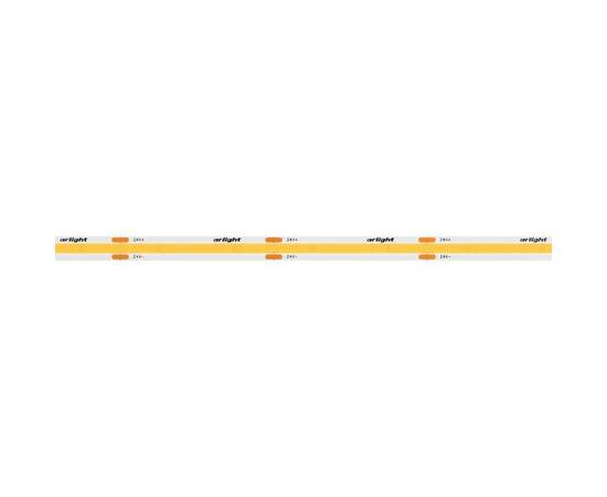 Светодиодная лента Arlight 8W/m 480LED/m CSPSMD теплый белый 5M COB-X480-8mm 24V Warm2700 039060, изображение 4