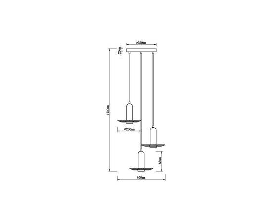 Подвесной светильник Vele Luce Gustoso VL5892P13, изображение 4
