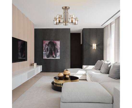 Бра Eurosvet 60085/1 античная бронза, изображение 3