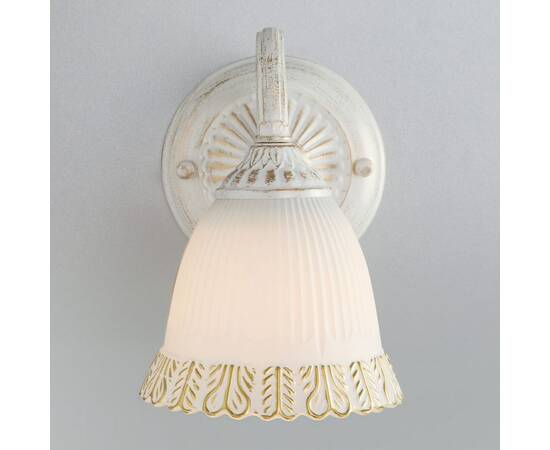 Бра Eurosvet Campina 60107/1 белый с золотом, изображение 2