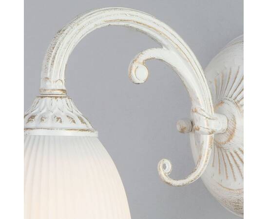 Бра Eurosvet Campina 60107/1 белый с золотом, изображение 3