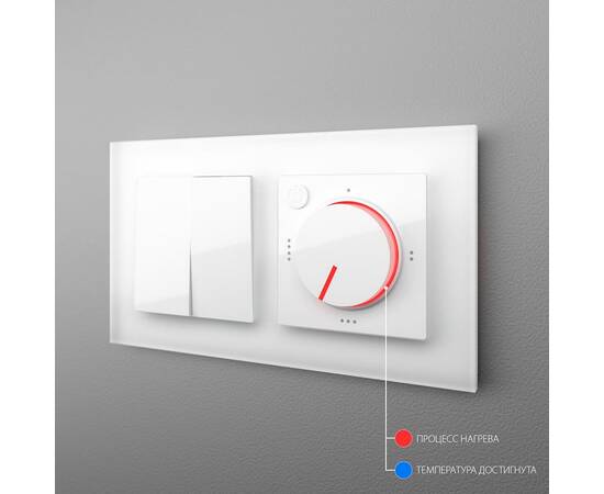 Терморегулятор электромеханический для теплого пола Werkel W1151101 белый 4690389155284, изображение 5