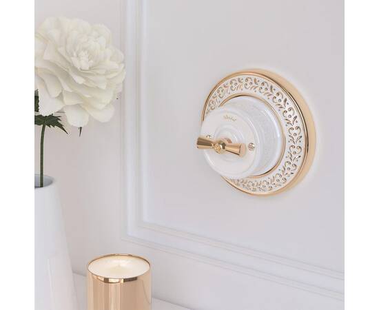 Набор ручек выключателя Werkel Ретро золото W6442138 4690389166259, изображение 3