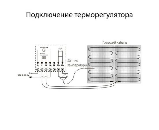 Терморегулятор электромеханический для теплого пола Werkel W1151108 черный 4690389156830, изображение 3