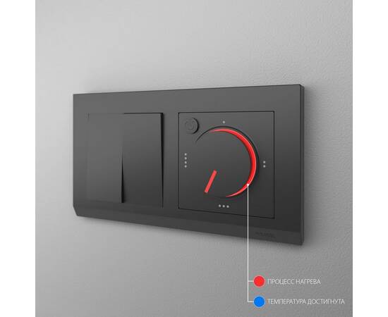 Терморегулятор электромеханический для теплого пола Werkel W1151108 черный 4690389156830, изображение 7