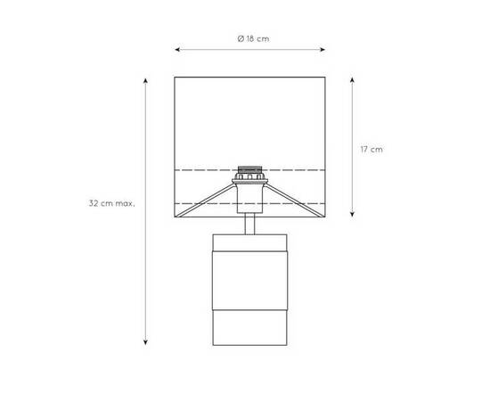 Настольная лампа Lucide Extravaganza Frizzle 10500/81/43, изображение 2