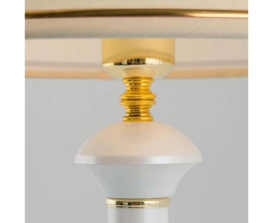 Настольная лампа Eurosvet 60019/1 глянцевый белый, изображение 2