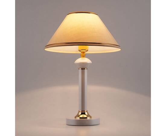 Настольная лампа Eurosvet 60019/1 глянцевый белый, изображение 3