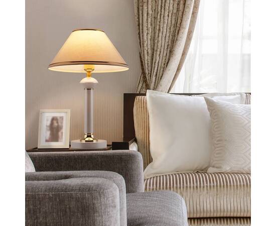 Настольная лампа Eurosvet 60019/1 глянцевый белый, изображение 4