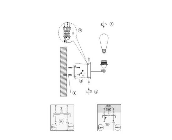Бра Lucide Retro 08223/01/17, изображение 2