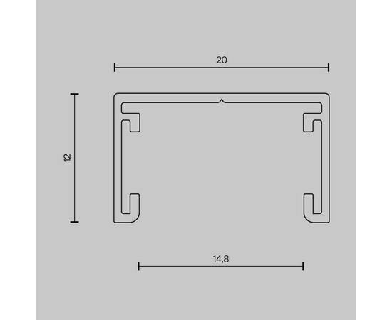 Шинопровод накладной Maytoni Technical Busbar trunkings Basity TRX172-112B, изображение 5