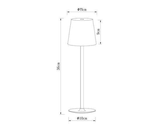 Уличный светодиодный светильник Arte Lamp Fuyue A1614LT-1WH, изображение 2