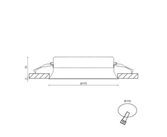Встраиваемый светильник DesignLed BQ009120-WH-NW 003127, изображение 3