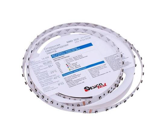 Светодиодная лента DesignLed DSG3A60-24-RGB-33 002843, изображение 2