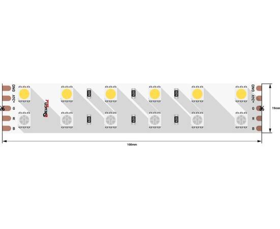 Светодиодная лента DesignLed DSG5120-24-RGB+W-33 000514
