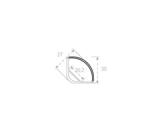 Профиль алюминиевый SWG SF-3030 001138, изображение 4