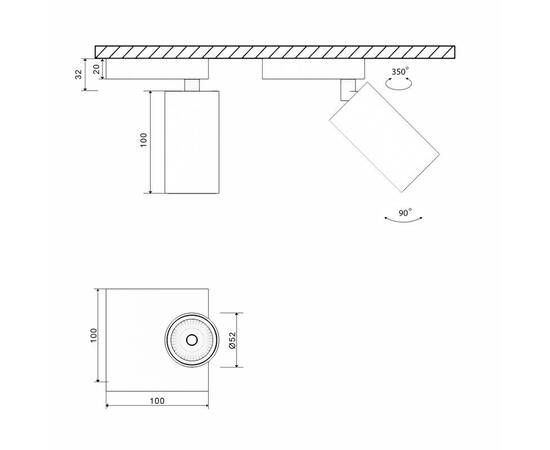 Основание для светильника SWG MINI-VL-M11-WH 004872, изображение 2